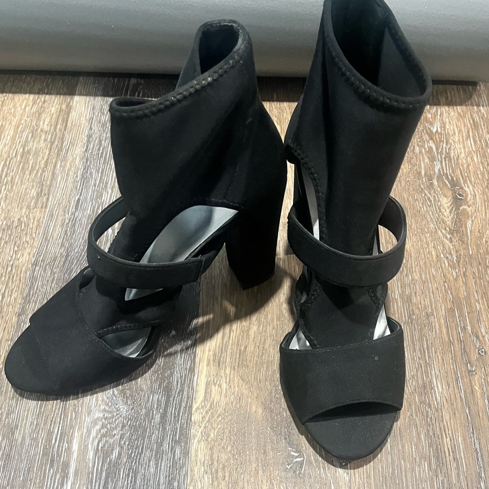 ID Required black heels